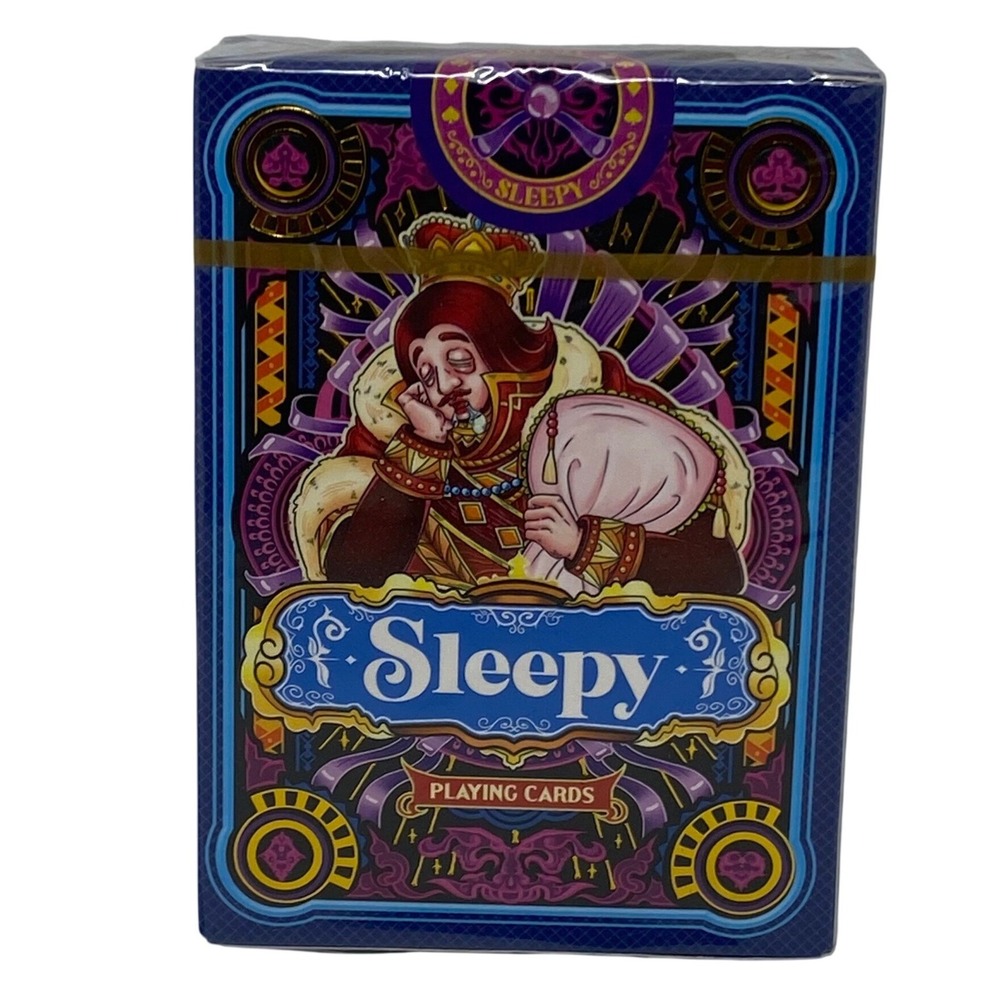 99FOX‎ Sleepy Playing Cards Deck F99 FOX Purple Blue Gold Sealed New